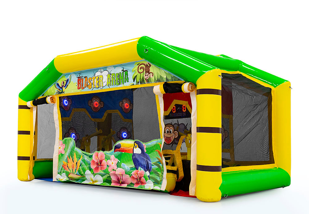 Kup nadmuchiwaną arenę blasterową zarówno dla młodych, jak i starszych. Zamów teraz dmuchaną arenę online w JB Dmuchańce Polska